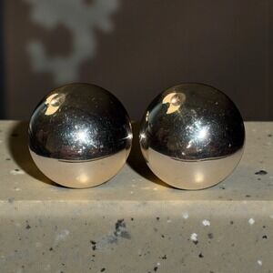 Vintage Silver Tone Dante Cufflinks Dome Round Classic Formal Suit Bullet Back